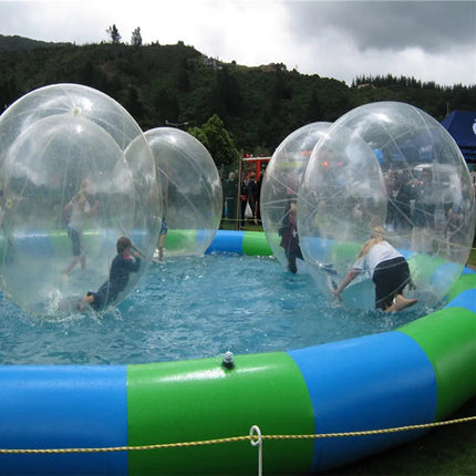 HIBADOU Water Walking Ball Zorb Ball 2M TPU Human Hamster Ball Inflatable Water Balloon Water Play Equipment Clear Dancing Ball