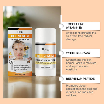 HOYGI Bee Venom Firming Cream Moisturizing Sagging Improvement Reduce Fine Lines Damaged Skin Repair Facial Skin Care Essence