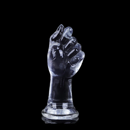Clear Black Huge Hands Finger Fist Anal Plug 24CM Anus Prostate Massage Big Butt Plug Masturbation Sex Toys For Women Men Gay