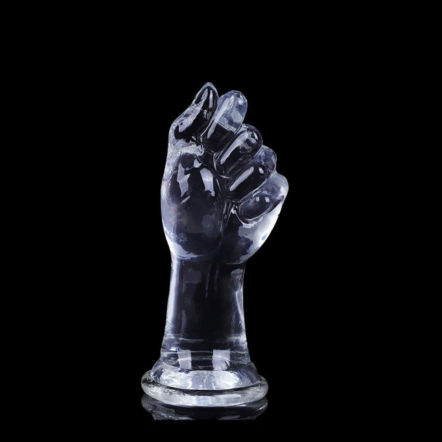 Clear Black Huge Hands Finger Fist Anal Plug 24CM Anus Prostate Massage Big Butt Plug Masturbation Sex Toys For Women Men Gay