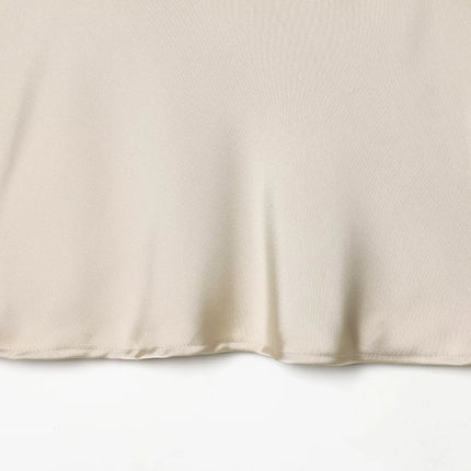 HH Elegant Women's Lace Splice Sexy Satin Sling Top 2026 Spring Summer Fashion Female V-Neck Backless Slimming Underwear Vest