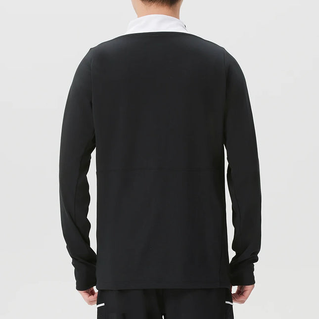 Nike Men's Running Fitness Training Quick-Drying Breathable Half-Zip Stand-Up Collar Long-Sleeved Pullover Ir8420-010