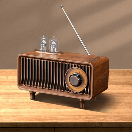 Wireless Bluetooth Speaker FM Retro Radio Subwoofer Memory Card U Disk High Quality Indoor MP3 Portable Speaker Home