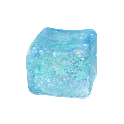 1/2/3P Maltose Cube Stress Squishy Toy Decompression Vent Ice Cube Anti Stress Slow Rebound Polar Light Colorful Squeeze TPR Toy