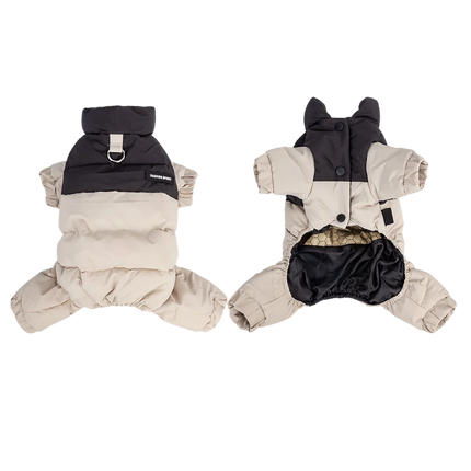 Winter Warm Dog Jacket Waterproof Dog Clothes for Small Medium Dogs Four Legs Chihuahua French Bulldog Jumpsuit Puppy Outfits