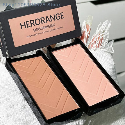 [MP]Girl Blush Peach Makeup Blusher Palette Cheek Nude Brown Contour Blush Cosmetics Korean Natural Rouge Cheek 6 Colors