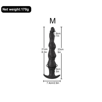 Anal Plug Soft Silicone Anal Butt Plug Stimulator Adult Sex Toys for Men Women Prostate Massager G-Spot Anal Dilation Trainer