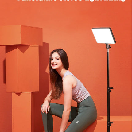 LED Photography Video Light Panel Lighting Photo Studio Lamp Kit With Tripod Stand RGB Filters For Shoot Live Streaming Youbube