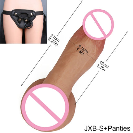 Real Men Skin Dildos Soft Silicone Suction Cup Big Huge Cock Male Artificial Penis Cheap Adult 18 Vagina Anal Sex Toys For Women