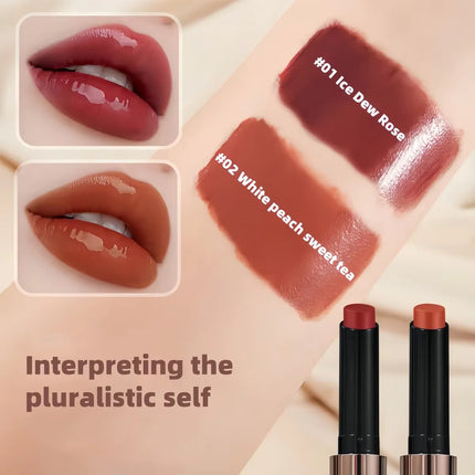 Natural Sheer Lip Balm Moisturizing Lipstick Long-lasting Waterproof Non-stick Soft Mist Matte Smooth Enhancing