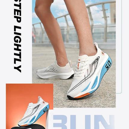 New Sports Shoes for Men&Women, Running Sneakers, Carbon Plate, Male Marathon Racing, Shock-absorbing, Athletics Training Shoes