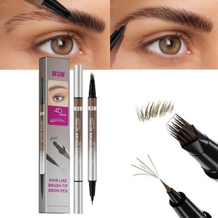 NEW Hair-Like Eyebrow Pencil 4D Micro-Sculpting Dual-Ended Eyebrow Pencil and Eyeliner Long-lasting Liquid Eyebrow Pen Like Real