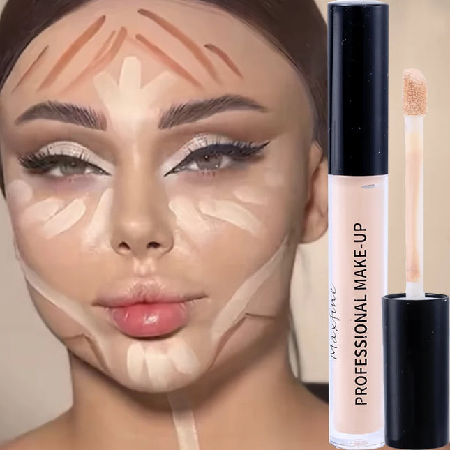 Waterproof Liquid Contouring Concealer Cream Makeup Moisturizing Long Lasting Cover Acne Dark Circles Foundation Face Cosmetic