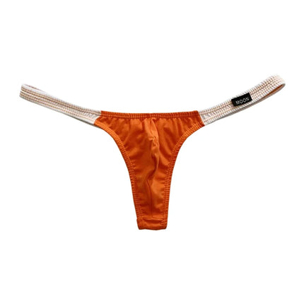 Men's Sexy Push-Up Briefs Super Low-Rise Lace Strings Underwear for Men Panochas Comfortable Breathable Without Censorship