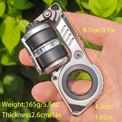 EDC Fidget Sliders Fidget Toys Tuning Fork Magnetic Push Egg Mechanical Ratchet Crisp Sound Cyber Core Multi-functional Toys
