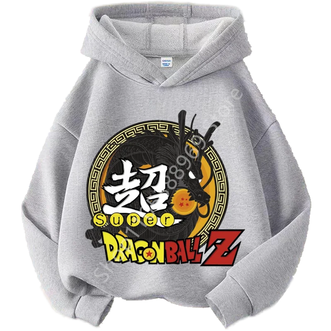 2026 Dragon Ball Chibi Characters Kids Hoodie 100-160 Size 3-12 Years Boys Casual Sporty Children's Sweatshirt