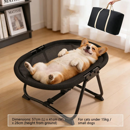 JUSTINLAU Pet Marching Bed Universal for All Seasons Cat Nest Foldable Dog Outgoing Supplies Applicable To Small & Medium-Sized