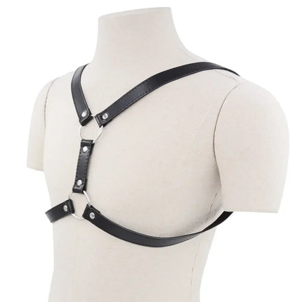 Men Harness Garter Belt Leather Harajuku Fetish Punk Harness Sex Toys For Man Erotic Body Bondage Sexy Lingerie Womens Rave Goth