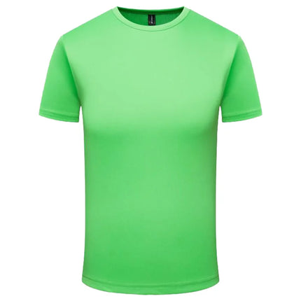 Summer Quick-drying T-shirt Custom Logo Breathable Sports Top Embroidery Personalized Logo Team Activity T-shirt Print Pattern