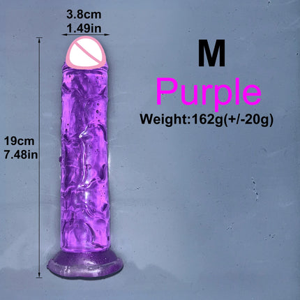 Cheap 5 Colors Small Transparent Dildo Suction Cup Jelly Dick Women Erotic Anal Sex Toys Soft Clitori Vaginal Masturbators Penis