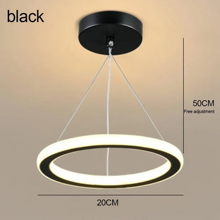 LED Ceiling Lamp 3color in one lamp Modern Style Chandelier Bedroom Light Surface Installation AC85-265V aisle Dining Room Lamp