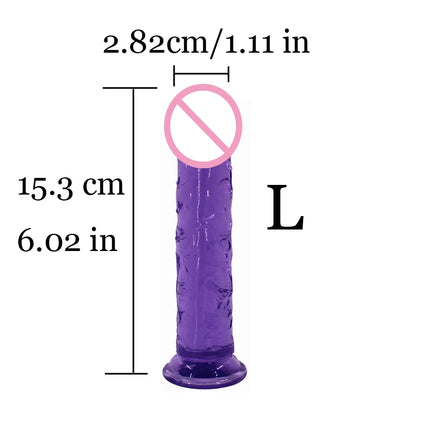 New Realistic Dildos Erotic Jelly Dildo Artificial Penis G-spot Simulation Large penis Anus Anal plug Female penis masturbation