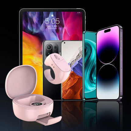 JX-12 Roller Fingertip Ring Remote Control Wireless Bluetooth Mobile Selfie Mice Video Automatic Page Turner Browsing for TIK To