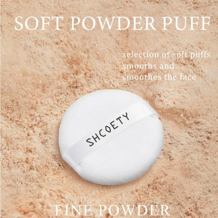 Matte Face Pressed Powder 24 Hours Oil Control Natural Setting Powder Foundation Full Coverage Waterproof Lasting Makeup