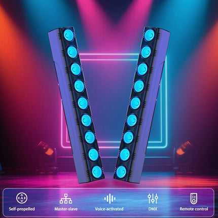 45W RGBW 9LED Wall Wash Light 4in1 Bar Lights Party Disco DJ DMX Strobe Effect Stage