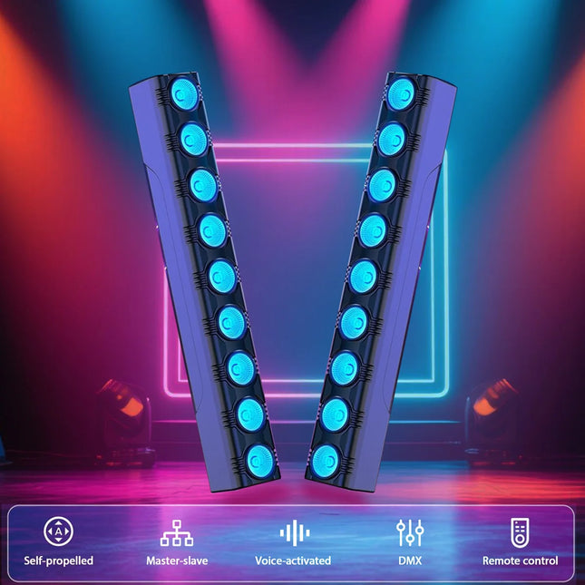 45W RGBW 9LED Wall Wash Light 4-in-1 Bar Lights Party Disco DJ DMX Strobe Effect Stage
