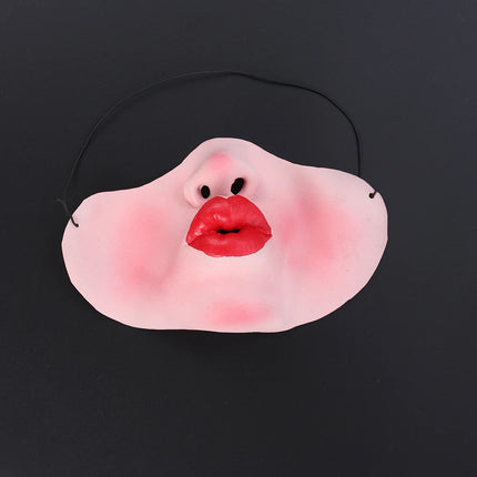mask Half Face Unique Design No Plastic Smell Comfortable For Cosplay Costume Accessory Funny