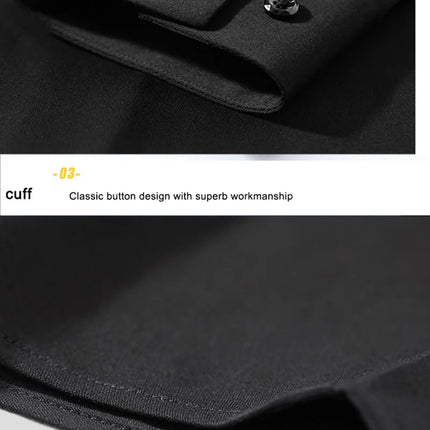 S-6XL Men's Blue Shirt Business Leisure Social Fashion High Quality Ice Silk Shirt Casual Work Top
