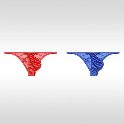 Men's Underwear Ice Silk Low Rise Sexy Bikini Briefs