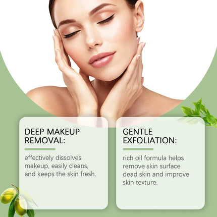 Green Tea Cleansing Oil-It can gently remove makeup,soothe the face,eyes and lips, and leave the skin refreshing and non-tight