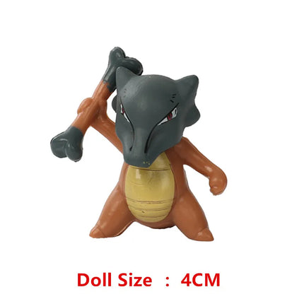 4-13Cm Pokemon Anime Figure Charizard Mewtwo Pikachu  Mew Psyduck Collection Pokemon Action Toys Model Birthday Gifts
