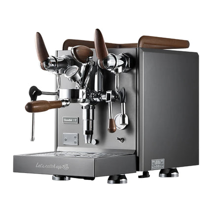 Coffee Machine,CRM3124X Dual Boiler,Espresso Machine,Auto Water Inlet Outlet,Coffee Maker,E61 Head 2PID Temperature Control