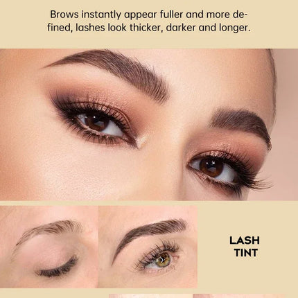 Gollee Classic Black Natural Lash and Brow Tinting Set 6ml Waterproof Eyelash Tint Kit Semi Permanent Lasting Beauty Makeup