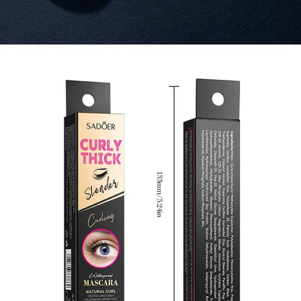 5D Waterproof Mascara Lengthens Eyelashes Extension Black Silk Fiber Mascara Female Makeup Cosmetic Waterproof Mascara