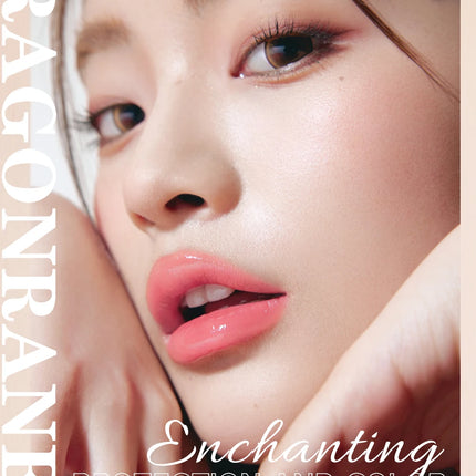 Dragon Ranee  3-Piece Set Thermochromic Moisturizing Lip Balm Hydrating Color-Changing Fruit Strawberry Colorless Pink Lipstick