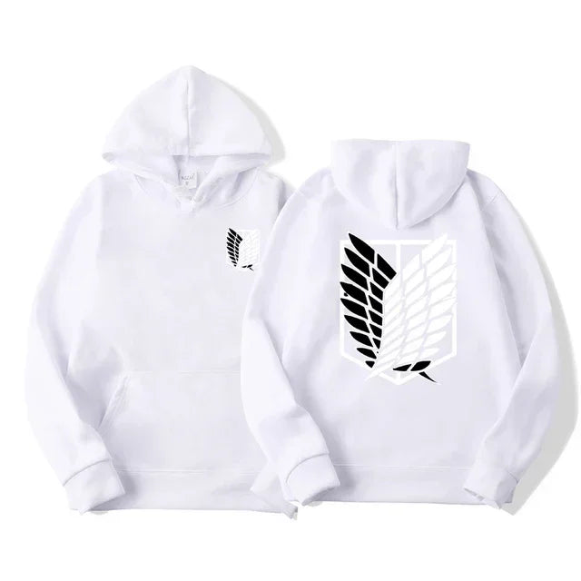 Attack on Titan Men Women Hoodie Anime Hoodies Harajuku Shingeki no Kyojin Hoodies Fashion Casual HipHop Sweatshirt Unisex