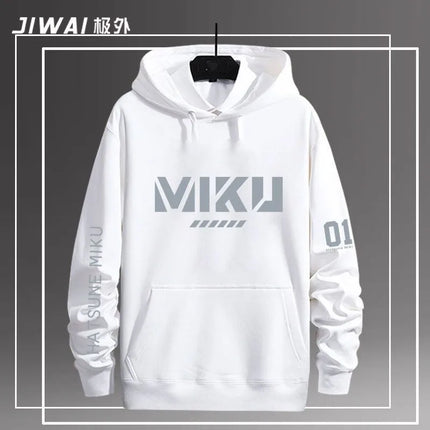 Hatsune Miku New Functional Series Sweater Set Hatsune Miku Peripheral Clothes Male and Female Couples Fleece Hooded Jacket Gift