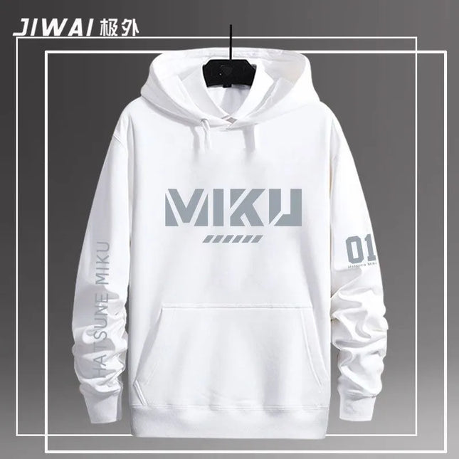 Hatsune Miku New Functional Series Sweater Set Hatsune Miku Peripheral Clothes Male and Female Couples Fleece Hooded Jacket Gift
