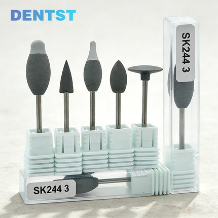 Dental Rubber Diamond Polisher Wheel Disc For Polishing Grinding Before Zirconia Crystallization Crowns Bridges