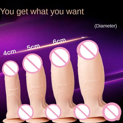 Inflatable Adjustable Size New Realistic Dildos Erotic Dildo Artificial Penis G-spot Large Anal Plug Female Masturbation Sex Toy