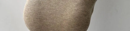 Korean Sle Knitted Vest Women's Base Layer Tank Top Svel f High Collar Spring Autumn Winter Inner And Outer Wear