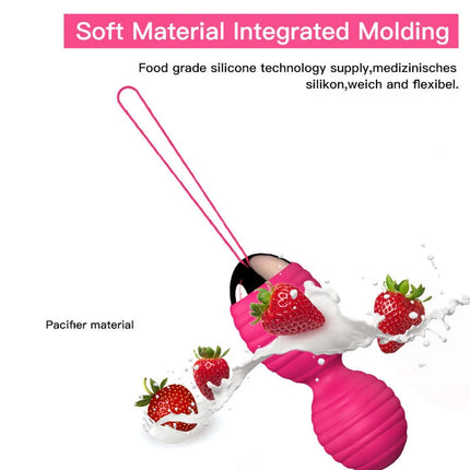 Vaginal tighten Exercise Kegel Balls 12 Speed Vibrating eggs Silicone Ben wa ball G Spot Vibrator Erotic sex toy for Women