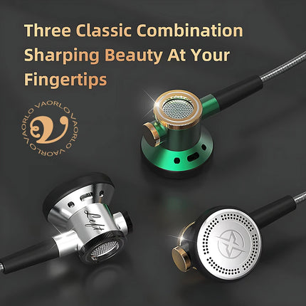 D08 Metal HiFi 3.5mm/Type-C In Ear Headphones Flat Head Earphone With Mic Wired Clear Sound Bass Headsets For Sports Music Gamer