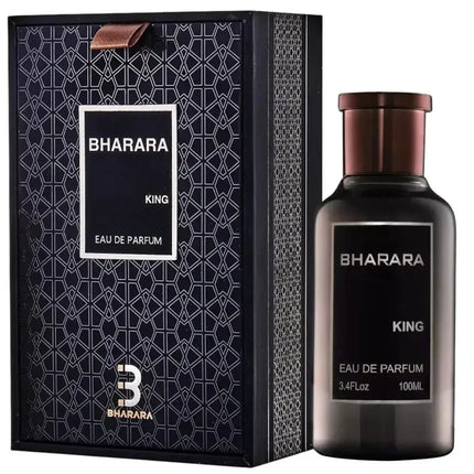 Bharara King Woody Spicy Eau De Parfum 3.4oz/100ml - Fragrance for Men with Travel Spray