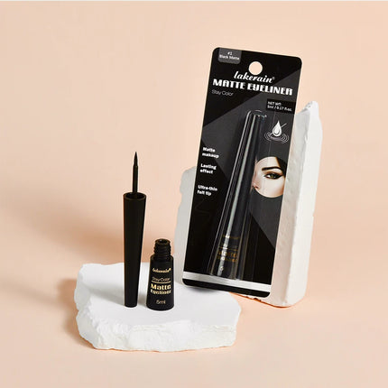Waterproof Eyeliner Pen Matte Liquid Eyeliner 17H Long Wear Sweat Proof Smudgeproof Stain-free Ultra-fine Liquid Cosmetics