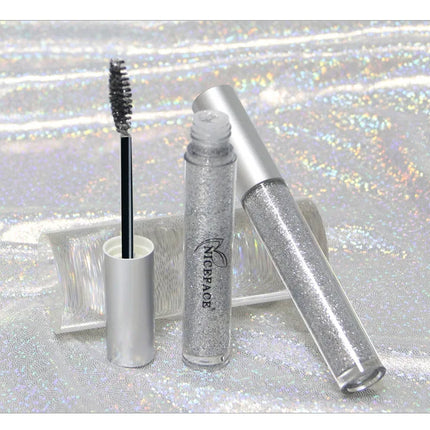 NICEFACE Diamond Twinkle Mascara with Shining Particles Quick Drying Film Forming Sparkling Diamond-like Dazzling